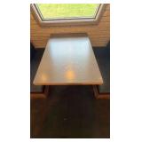 (4) Double-Back Booth seats,  (1) Single Boot seat; 5 Wall-mounted Tables