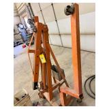 Central Hydraulics Portable Lift and PA200B Hoist