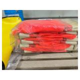 Hi Vis work gloves and concrete boots