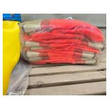 Hi Vis work gloves and concrete boots