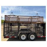 2012 Redi Haul Lumber Compartment Trailer, 18 Ft