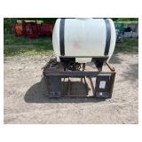 Plastic Tank Sprayer Skid Steer Attachment
