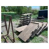 Utility Carts, Handles and Steel Moving Rack Frame