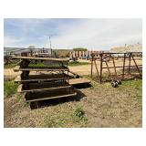 Utility Carts, Handles and Steel Moving Rack Frame