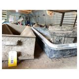 Concrete Chute, Buckets and Bins