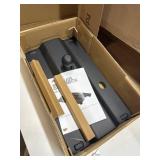 $140 25000 lbs Gooseneck Ball Plate for 5th Wheel Rails, 2-5/16 in Ball, Rails, Carbide Black