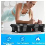 Vibration Plate for Lymphatic Drainage & Weight Loss - Whole Body Workout Platform