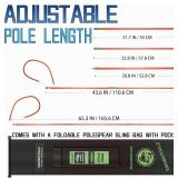 Spearfishing Pole, Hawaiian Sling Fishing Spear Set, Fiberglass Pole Spear Harpoon Gear