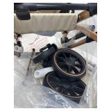 $180 Bicystar Pet Stroller for Medium Dogs - 3-in-1 Car Seat, Detachable Carrier, Up to 50 lbs, Grey