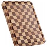 Acacia Wood Cutting Boards   Large Wooden Cutting Board for Meat, Cheese, Fruits, Vegetables