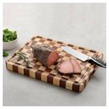 Acacia Wood Cutting Boards   Large Wooden Cutting Board for Meat, Cheese, Fruits, Vegetables