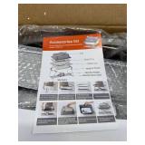 KScocina Chafing Dishes for Buffet, 4 Pack 5Qt Square Stainless Steel Set, Buffet Warmer Grey
