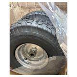 15x6.00-6 Lawn Mower Tire, Front Tire/Wheel, Compatible with John Deere, Craftsman, Husqvarna