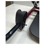 $136 HOMLAND Foldable Rollator Walker with Seat, Aluminum Frame, 8' Wheels, Height Adjustable