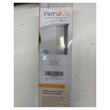 Persilux Cordless Blackout Roller Shades with Valance, Insulated Fabric, UV Protection (White)