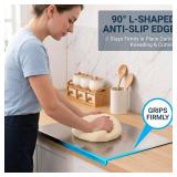 2026 Stainless Steel Cutting Board with Lip, 304 Food Grade, Large 16x23 Cutting Mat