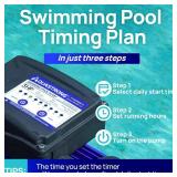 $298 Aquastrong In/Above Ground Pool Pump High Flow Self Primming Swimming Pool Pump,Lce Blue