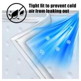 28x42in Fridge Door Gasket Replacement with Upgraded PVC Strips Texture for Refrigerator Models