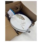 SANILO Wooden Toilet Seat with Soft Close Round - Molded Wood, Quiet Close Seat, Adjustable Fit