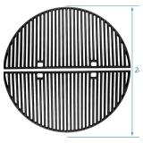 24' Cast Iron Heavy-Duty Half-Moon Grates for Kamado Grills, 24' Grill Grid
