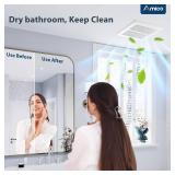 Amico Bathroom Exhaust Fans 2 Pack, 80 CFM, 1.0 Sones, Ceiling Retrofit Vent Fans, UL Listed