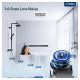 Amico Bathroom Exhaust Fans 2 Pack, 80 CFM, 1.0 Sones, Ceiling Retrofit Vent Fans, UL Listed