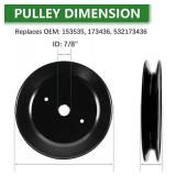 Deck Rebuild Kit for 42' Riding Lawn Mower - Fits Craftsman LT1000/LT2000, Husqvarna YTH1542xp