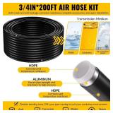 $260 Compressed Air Piping System, 3/4\' x 200 ft Pipe, Wall Outlet Blocks, Air Line Kit for Shop'