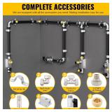 $260 Compressed Air Piping System, 3/4\' x 200 ft Pipe, Wall Outlet Blocks, Air Line Kit for Shop'