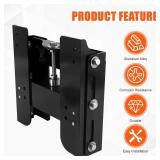 $180 4-Inch Manual Power Lift Setback Jack Plate for Up to 60 HP Outboard Motors, Black