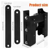 $180 4-Inch Manual Power Lift Setback Jack Plate for Up to 60 HP Outboard Motors, Black