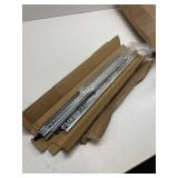 Locking Drawer Slides, Full Extension, 12-40 Inch, Side-Mount Rails, 136 lb, 1 Pair