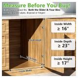 Dual Trash Can Pull-Out Under Sink, No Can, 35 Qt Bins, Garbage Pullout Kit, Quiet Close