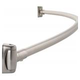 PROFLO PFCSR5 5' Stainless Steel Curved Shower Rod - Brushed Nickel