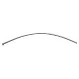 PROFLO PFCSR5 5' Stainless Steel Curved Shower Rod - Brushed Nickel