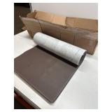 Color&Geometry Anti Fatigue Kitchen Mat 24x84, Easy Clean, Water/Oil Proof, Anti Slip Rug Brown