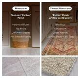 Clear Carpet Runner, USA Made, 24 x 36-Inch, 2mm Thick Cleated Vinyl Floor Protector