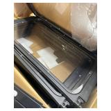 $200 Clear Acrylic Dog Play Pen Indoors 30', 10 Panels, Transparent Puppy Playpen with Door, White