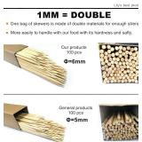 HOPELF 36' Bamboo Skewers for Marshmallows, BBQ, Kabob, Roasting, Camping.