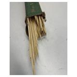 HOPELF 36' Bamboo Skewers for Marshmallows, BBQ, Kabob, Roasting, Camping.