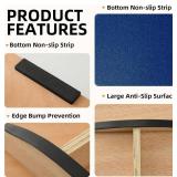 Juoe Balance Board Wobble Board for Adults and Kids - Anti-Slip 350 Lbs, PT & Balance Training