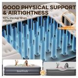 InnoTruth Queen Air Mattress with Built-in Pump, 18' Thick, 650lb Capacity