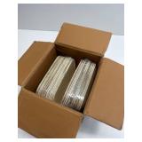 Raj Eco Compostable Palm Leaf Plates - 8 Inch Square, 50 Party Plates, Natural, Biodegradable