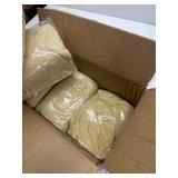 Fixwal 6 Pack 6ft Champagne Spandex Fitted Table Cover, Rectangle, Wrinkle-Free, Stretch
