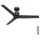 Hunter 52 in Noble Bronze Indoor/Outdoor Ceiling Fan with Remote, No Light (Renewed)