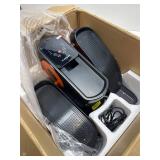 Under Desk Elliptical Machine,Foot Exerciser for Seniors Fully Assembled, Quiet & Portable Electric Seated Pedal Exerciser with Remote Control & 12 Adjustable Speeds