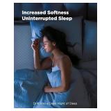 $140 PERLECARE Queen Mattress Topper, 3 Inch Gel Memory Foam Mattress Topper for Pressure Relief, Premium Soft Cooling Sleep, Non-Slip Design with Removable & Washable Cover, Oeko-Tex Certified