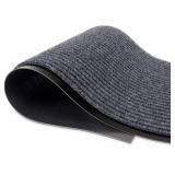 MaxMat  Extra Large Commercial Floor Mat, 3 x 5 Feet Rubber Border Heavy Duty Made in USA Commercial Door Mat, Waterproof, Low-Profile, Easy to Clean, Rubber Entry Mudroom Rug (Charcoal Grey)