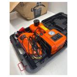 $122 ROGTZ Electric Hydraulic Car Jack Kit with Impact Wrench and Tire Inflator Pump, 5 Ton 12V Hydraulic Jack for SUV Sedans Tire Change with LED Light
