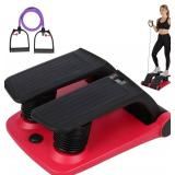 Air Stair Climber Stepper Machine for Home Gym, Adjustable Air Resistance with Resistance Bands, Anti-Slip Comfortable Foot Pedals, Quiet Cardio Fitness Stepper
